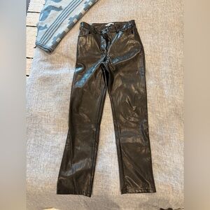 Tart Black Flare Women's Pleather pants XS